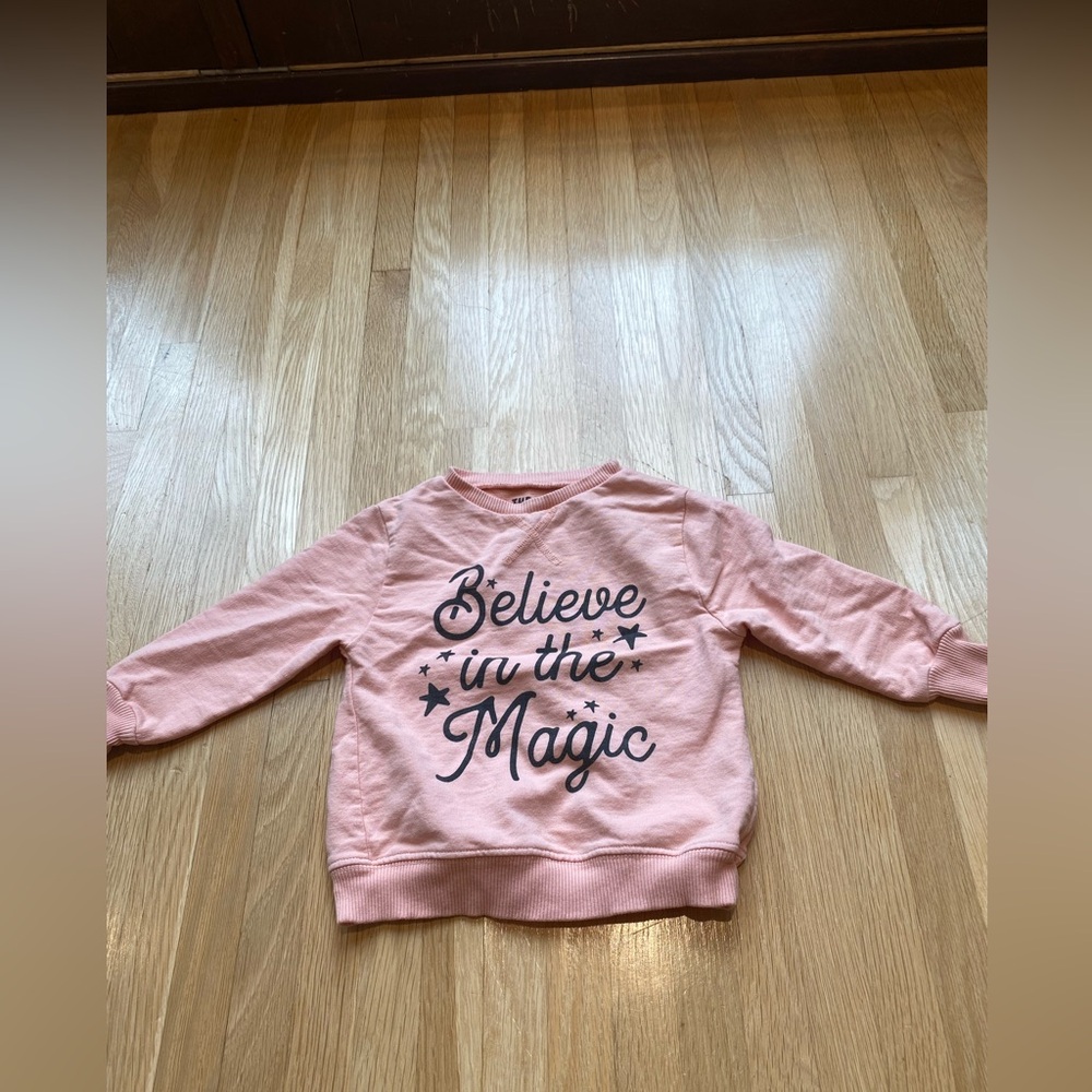 The Ever Co Pink 'Believe in the Magic' Kids Sweatshirt